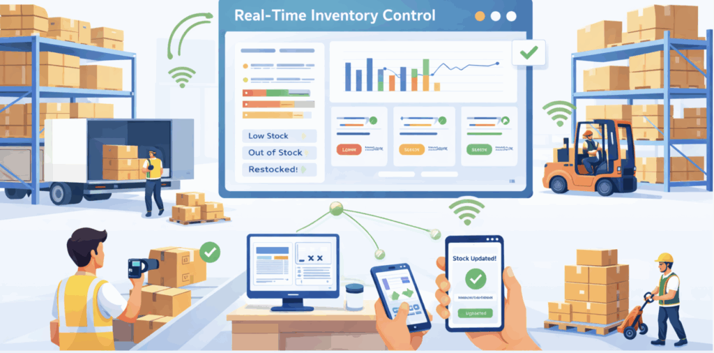control de stock en tiempo real