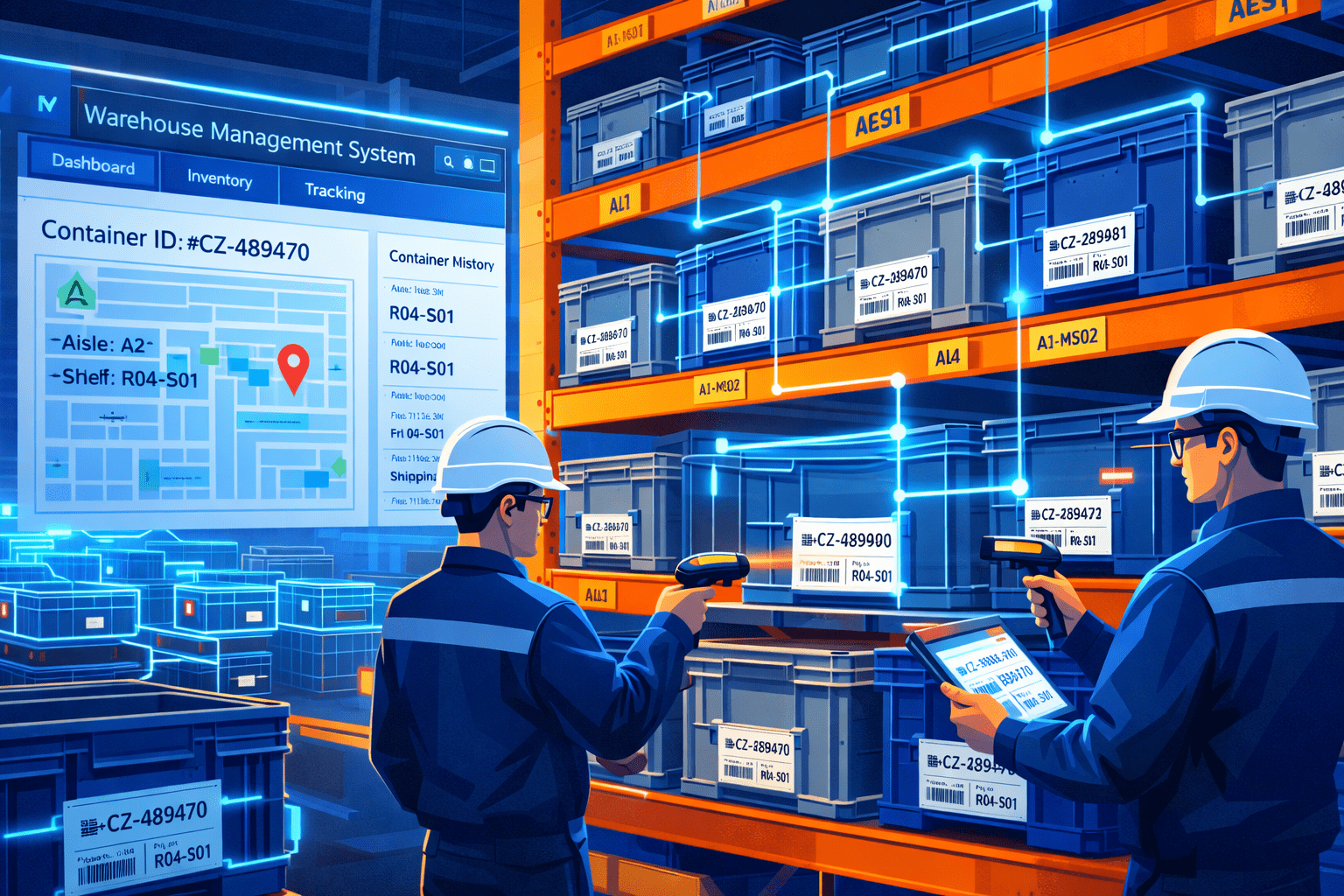 Control de contenedores con WMS